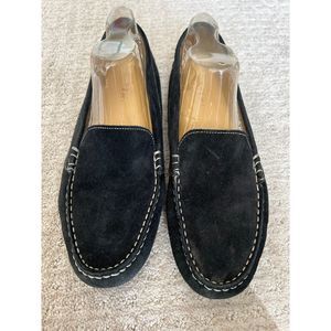 M. Gemi Loafers black suede size 43